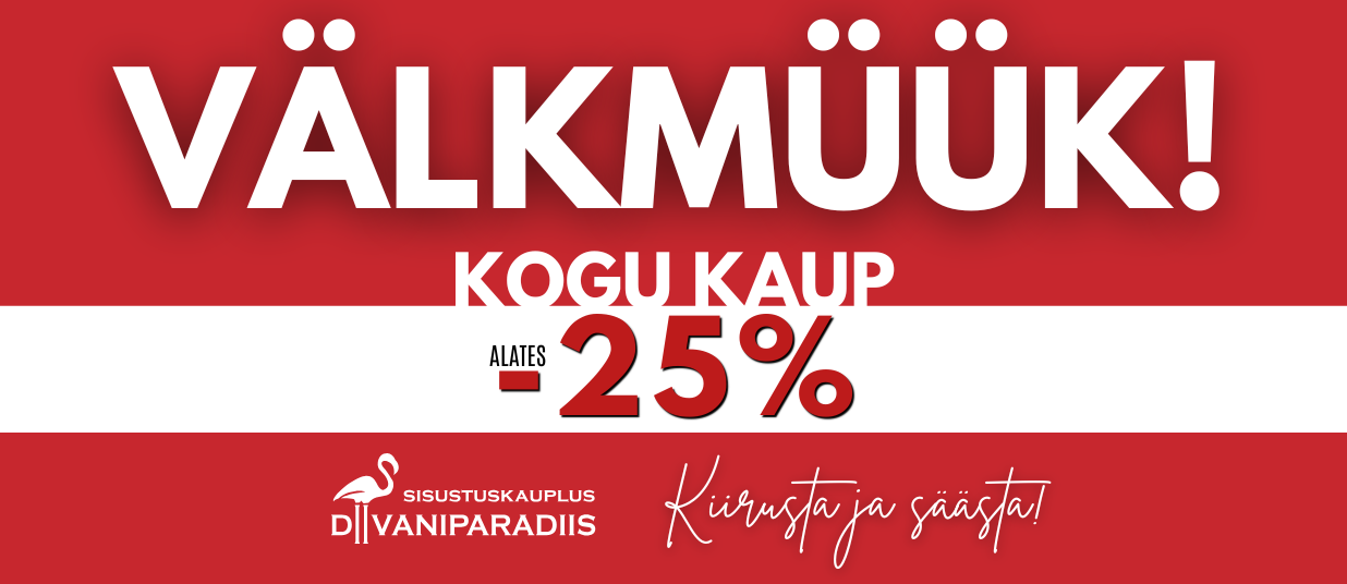 Kogu kaup -25%