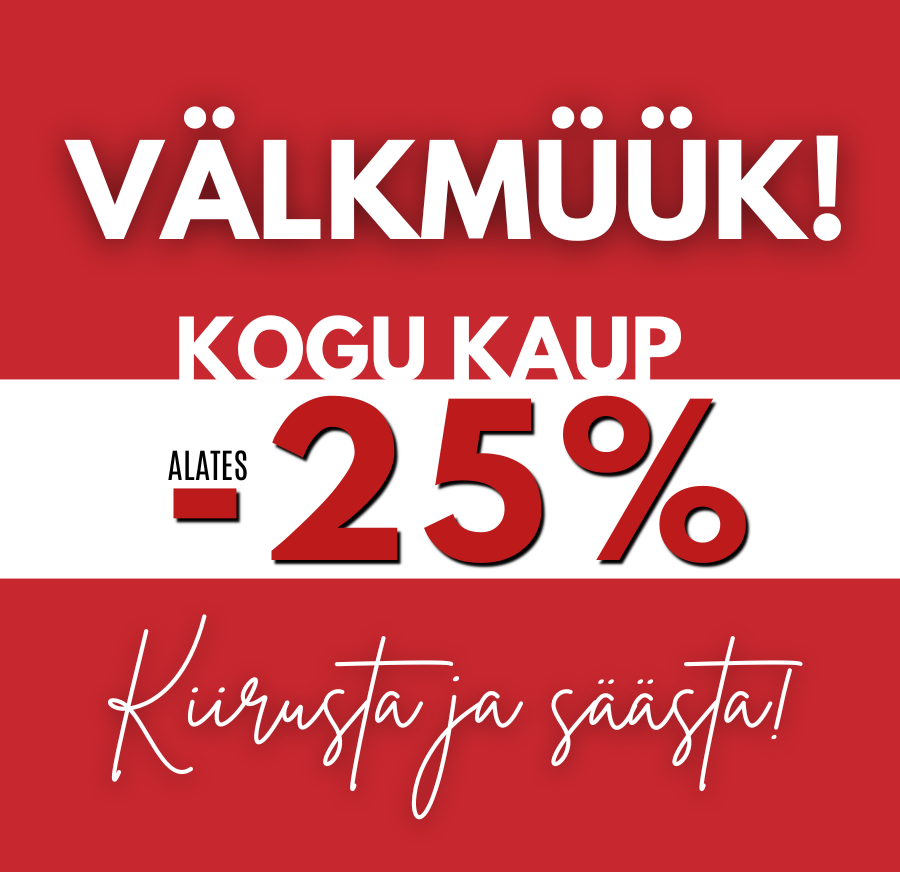Kogu kaup -25%